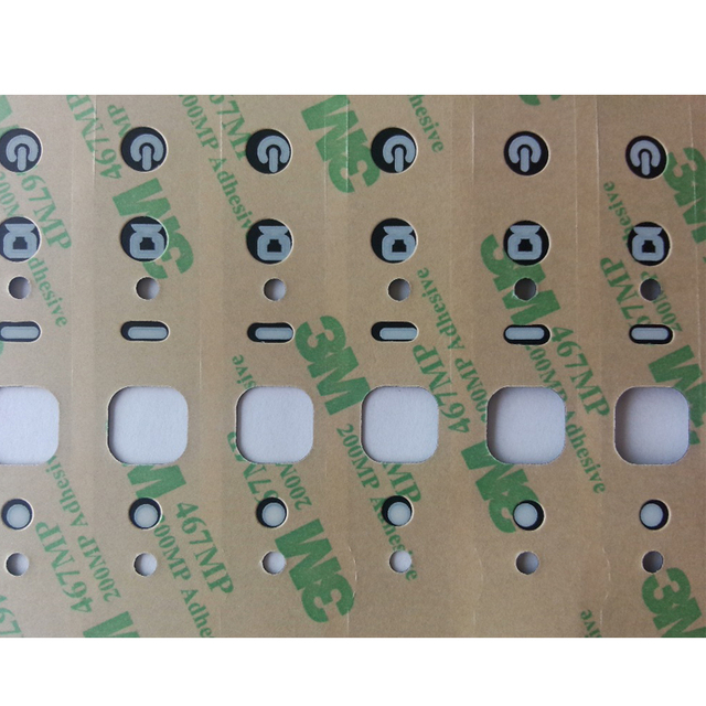 ダイカット 3M 7733FL 最適な耐久性優れた屋外 UV 暴露素材クリア UV 耐性ポリエステルオーバーラミネートラベル